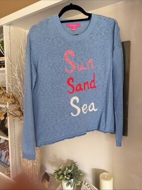 Lilly Sun Sand Sea  Crewneck Sweater